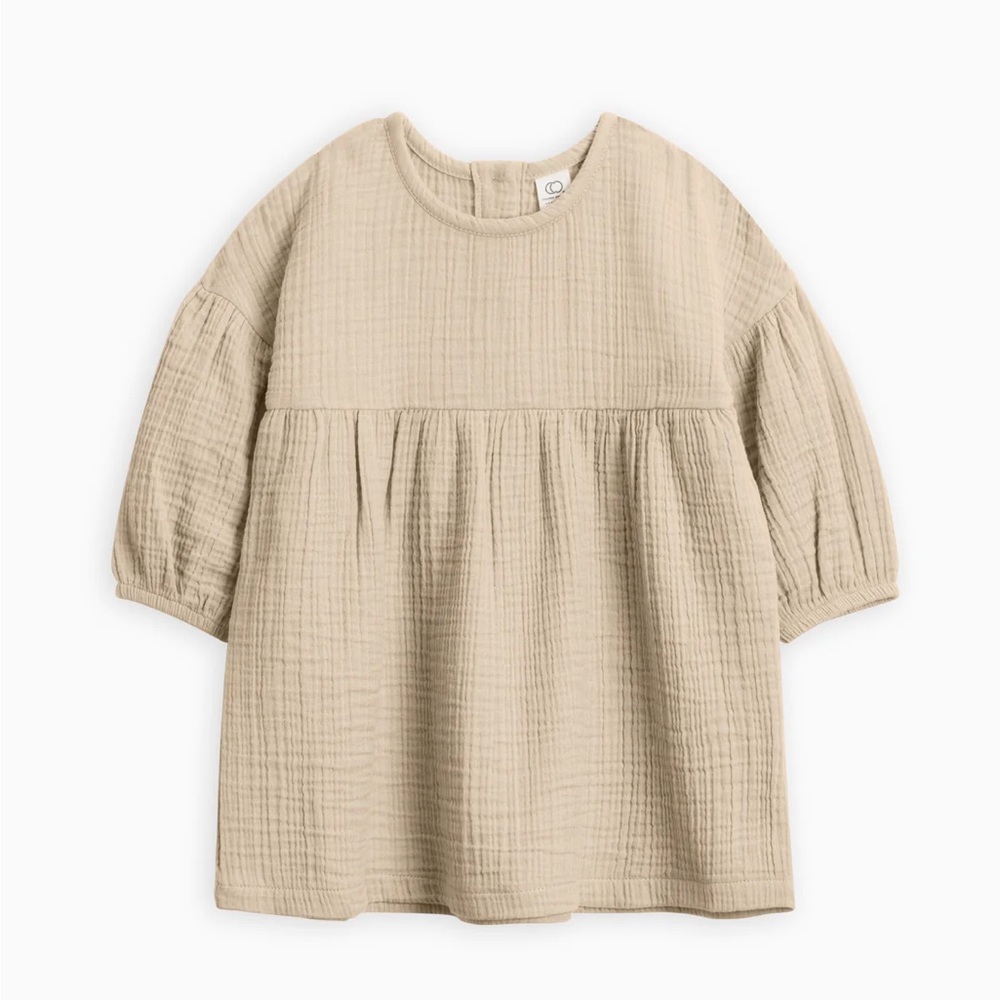COLORED ORGANICS Ophelia Muslin Dress. Girls organic clothing. Organic dress